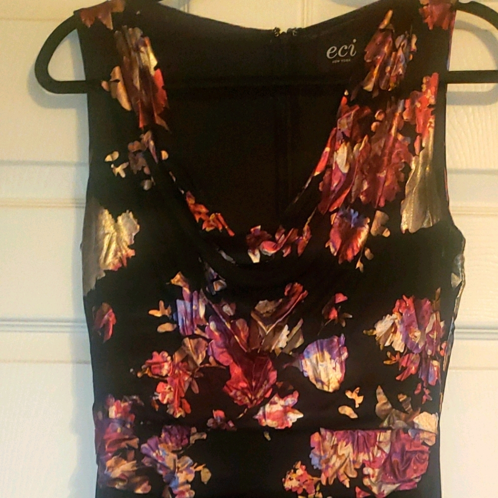 Mettalic Flower Romper
